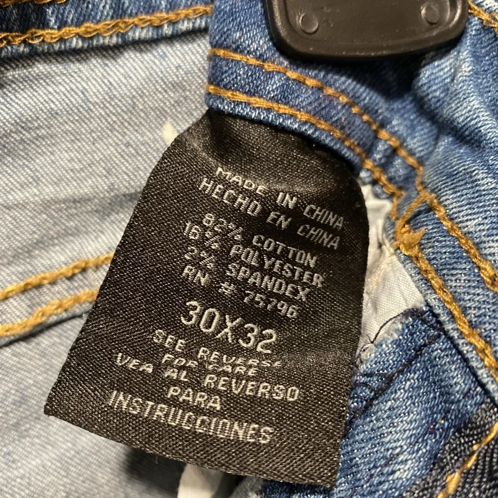 Waimea Skinny Fit‎ Moto Jeans 30x32 Paint Splatter Distressed
